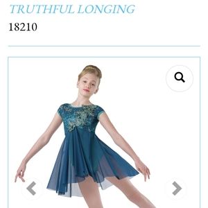 Costume gallery Large Child costume TRUTHFUL LONGING 18210 Teal